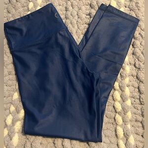 ZYIA Metallic Blue Leggings